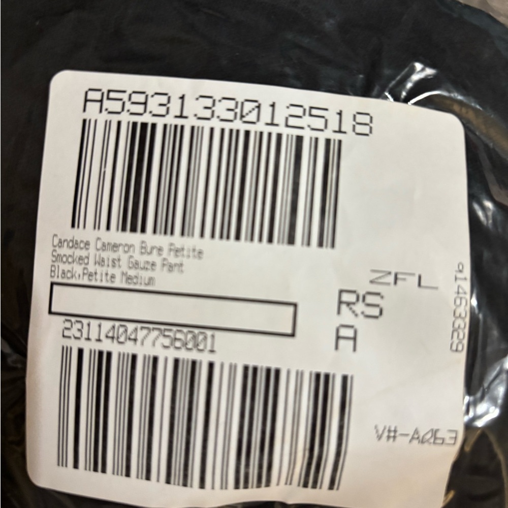 Candace Cameron Bure Black Gauze Women's Pants Sz Med petite - Picture 7 of 7